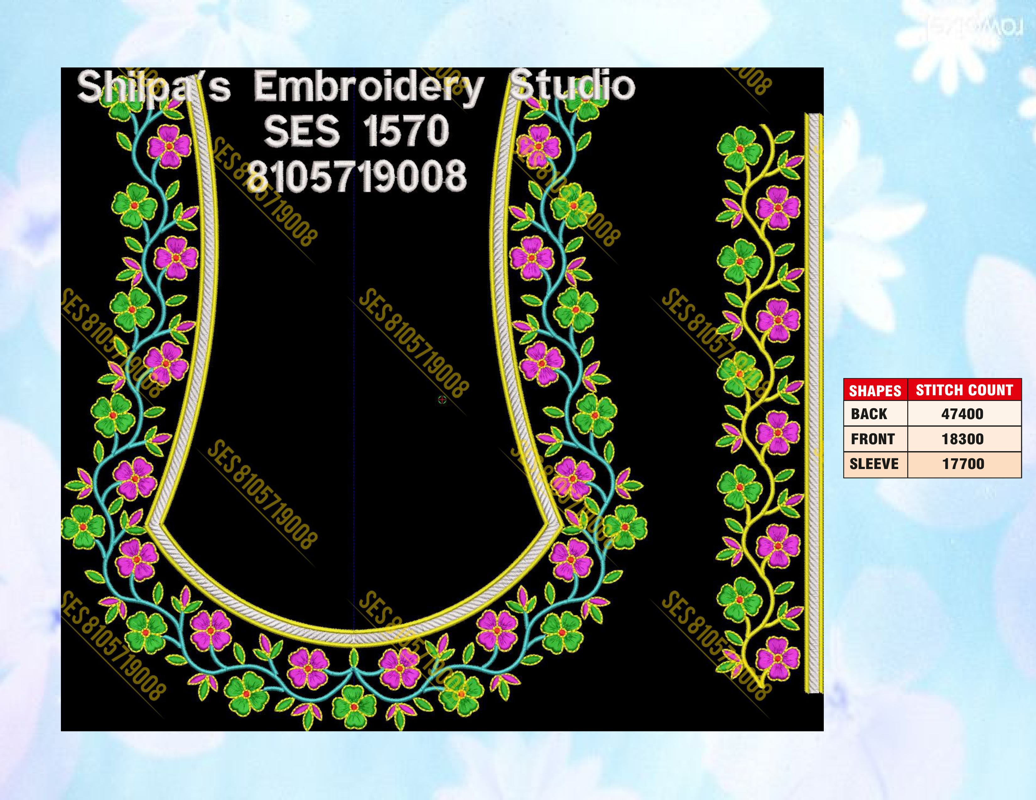 Embroidery Designs 1501-1600 Series