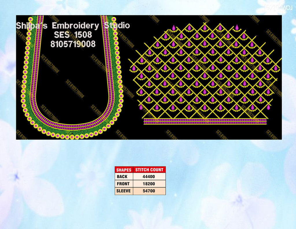 Embroidery Designs 1501-1600 Series