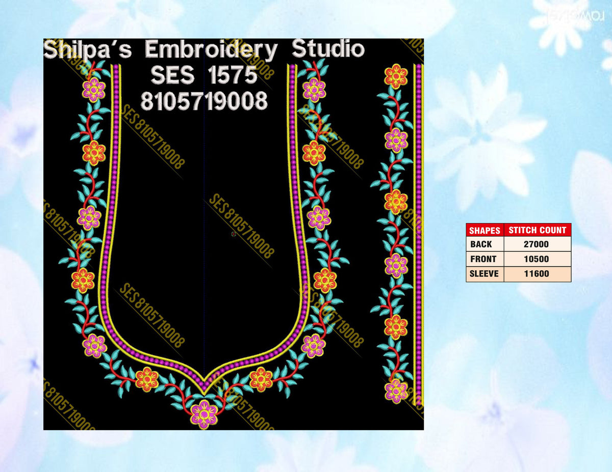 Embroidery Designs 1501-1600 Series