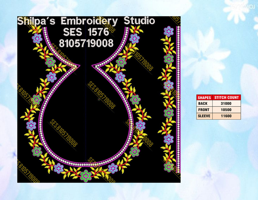 Embroidery Designs 1501-1600 Series