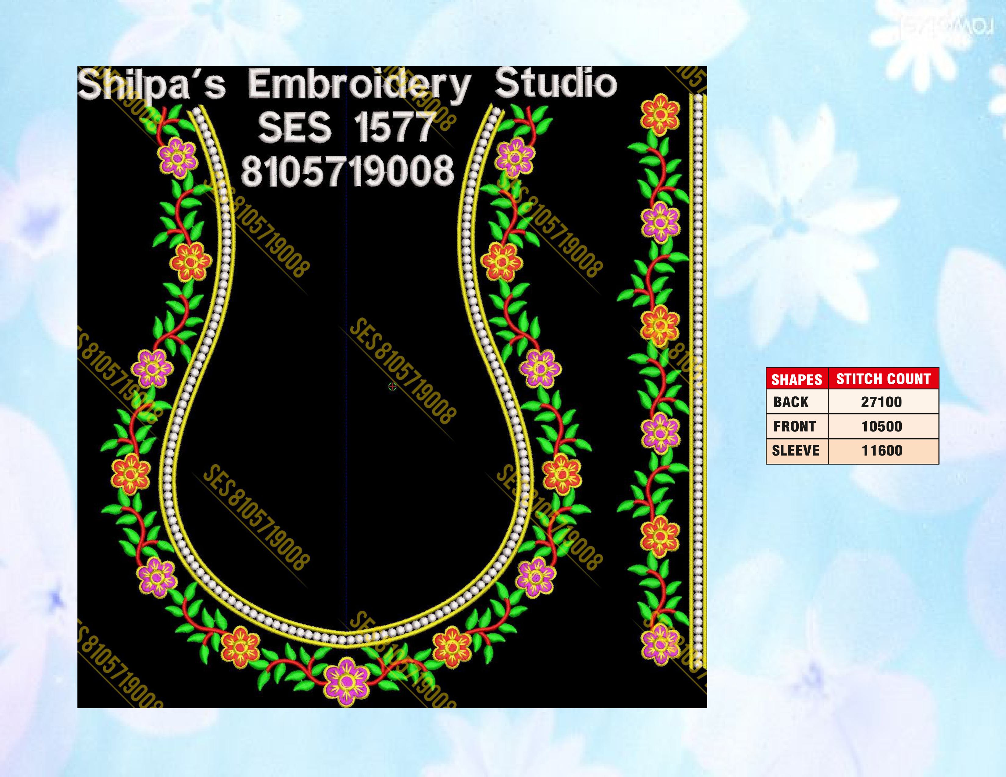 Embroidery Designs 1501-1600 Series