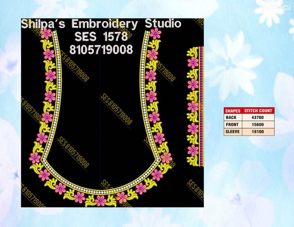 Embroidery Designs 1501-1600 Series