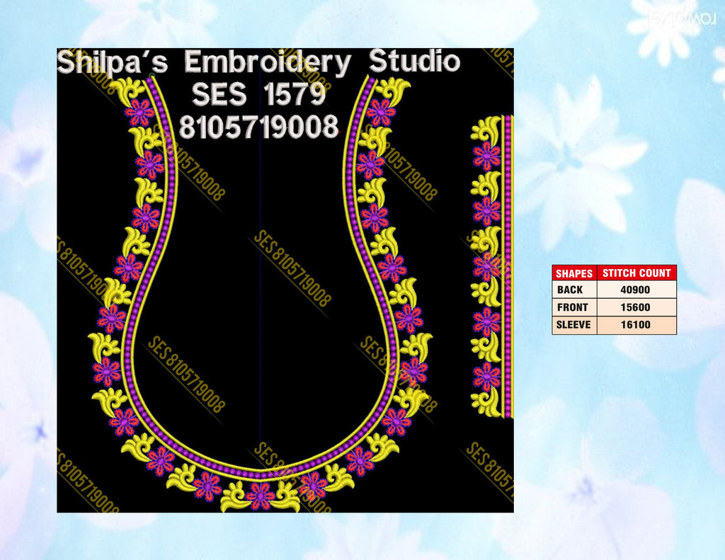 Embroidery Designs 1501-1600 Series