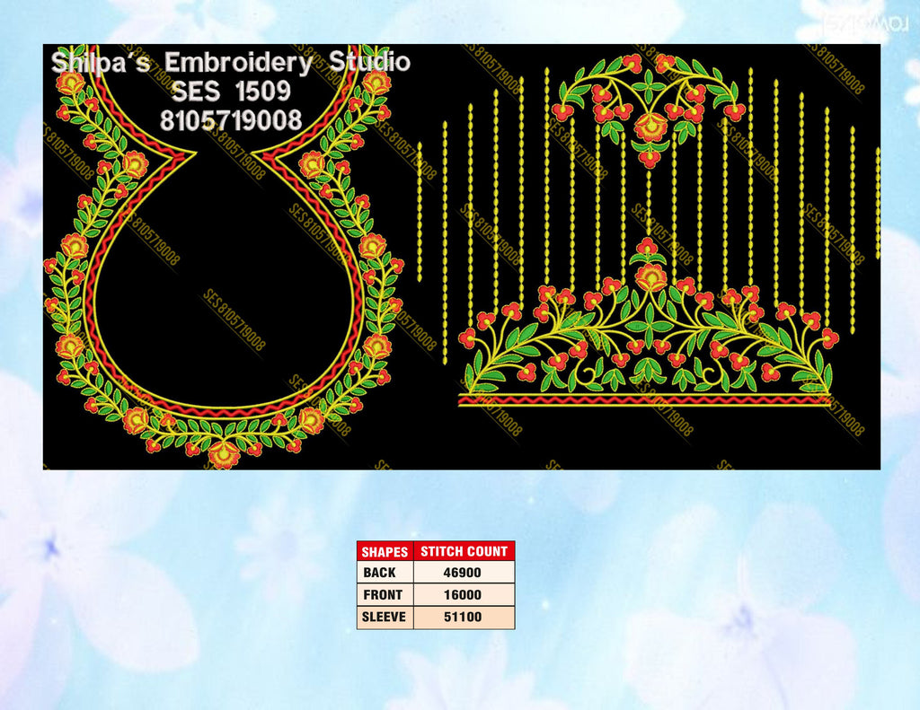 Embroidery Designs 1501-1600 Series