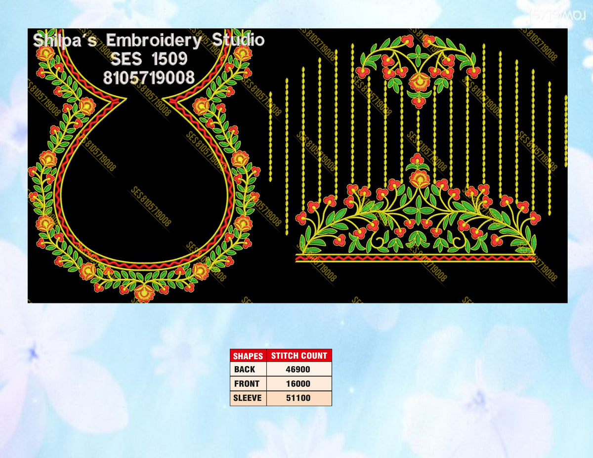 Embroidery Designs 1501-1600 Series