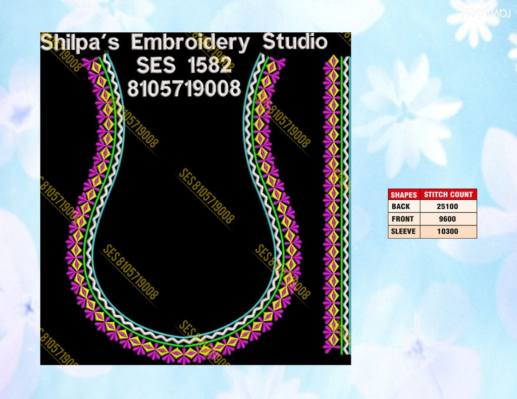 Embroidery Designs 1501-1600 Series