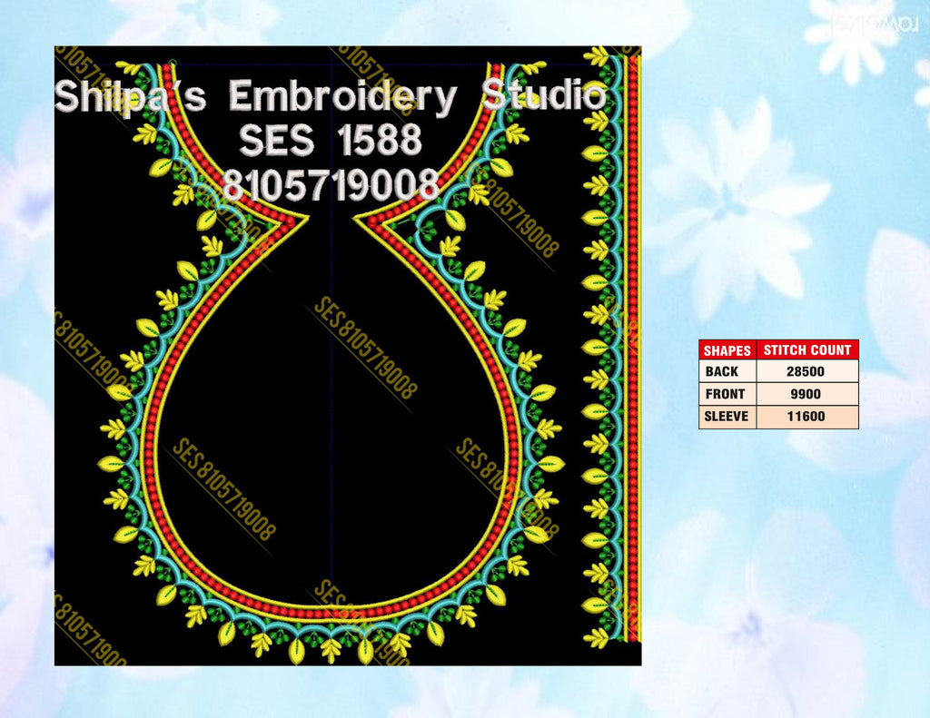 Embroidery Designs 1501-1600 Series