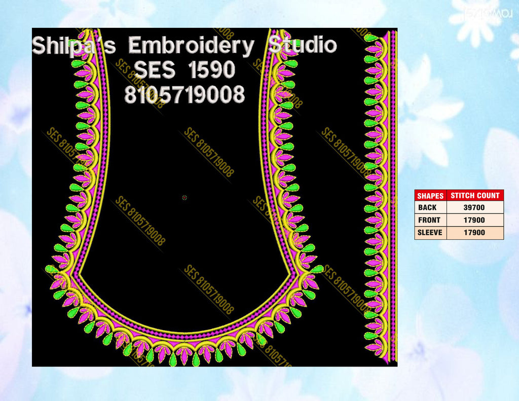 Embroidery Designs 1501-1600 Series