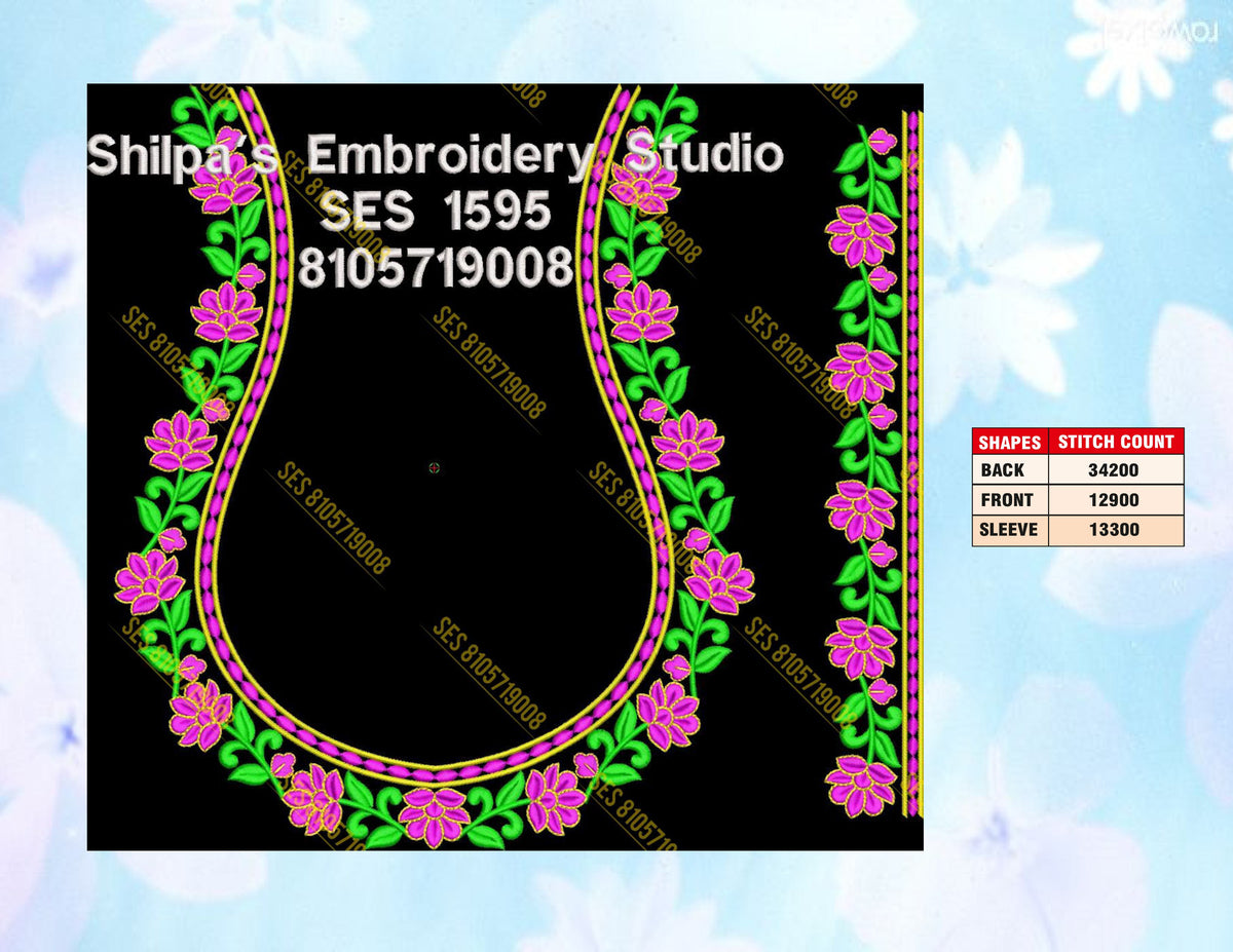 Embroidery Designs 1501-1600 Series