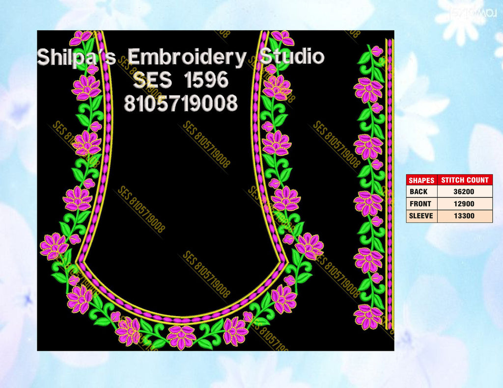 Embroidery Designs 1501-1600 Series