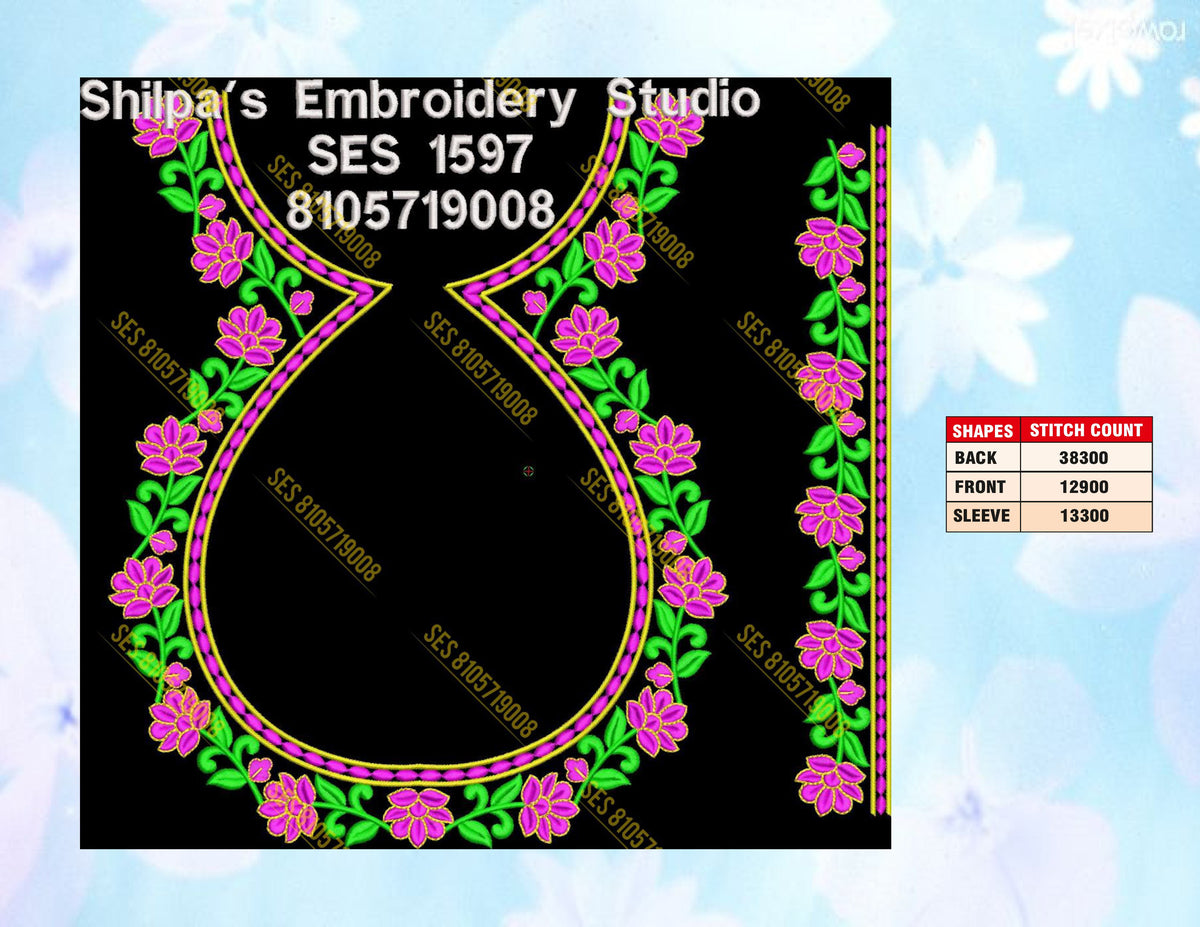 Embroidery Designs 1501-1600 Series