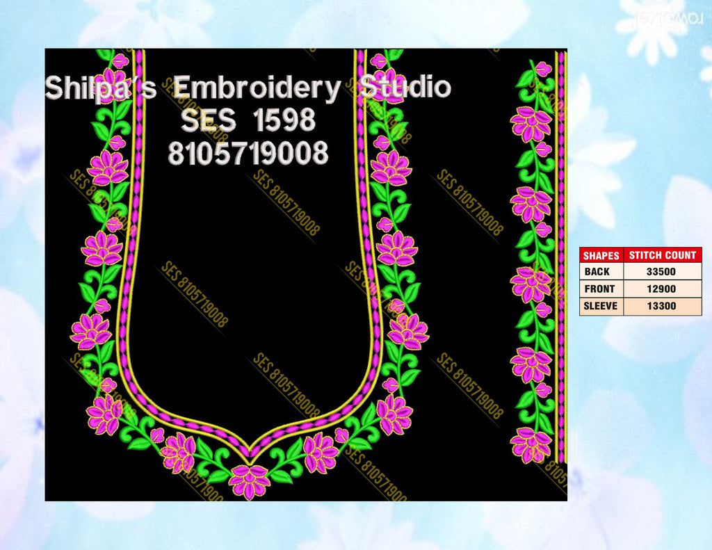 Embroidery Designs 1501-1600 Series