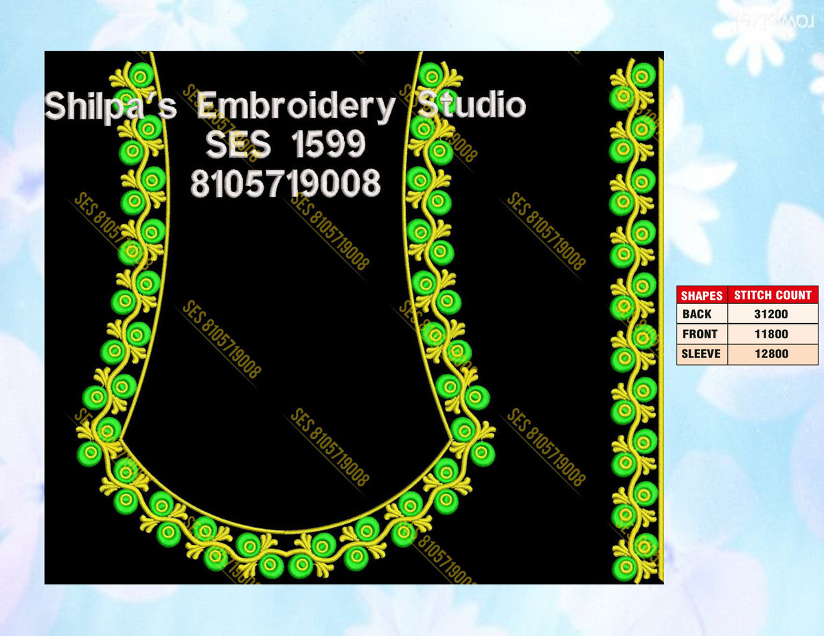 Embroidery Designs 1501-1600 Series