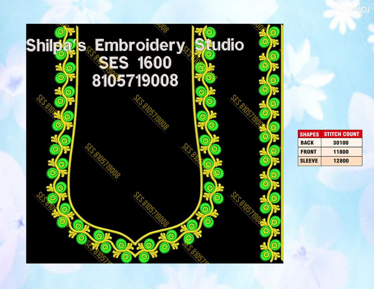 Embroidery Designs 1501-1600 Series
