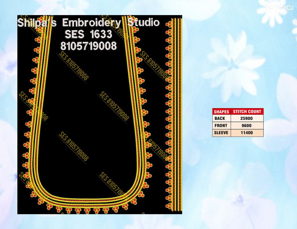 Embroidery Designs 1601-1700 Series