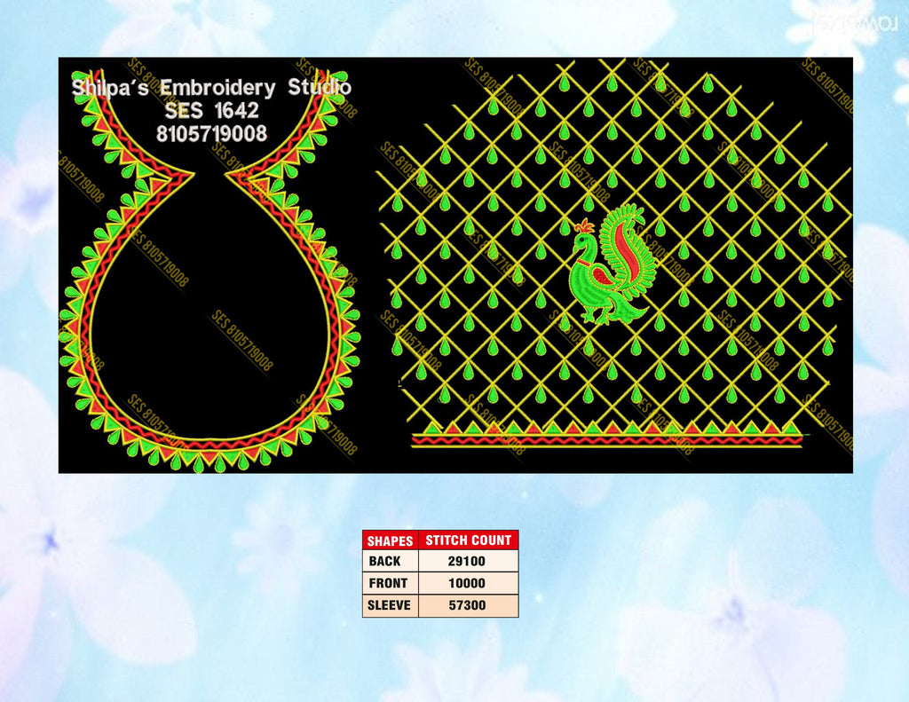 Embroidery Designs 1601-1700 Series