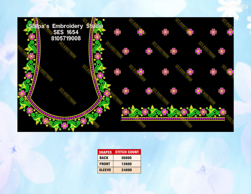 Embroidery Designs 1601-1700 Series