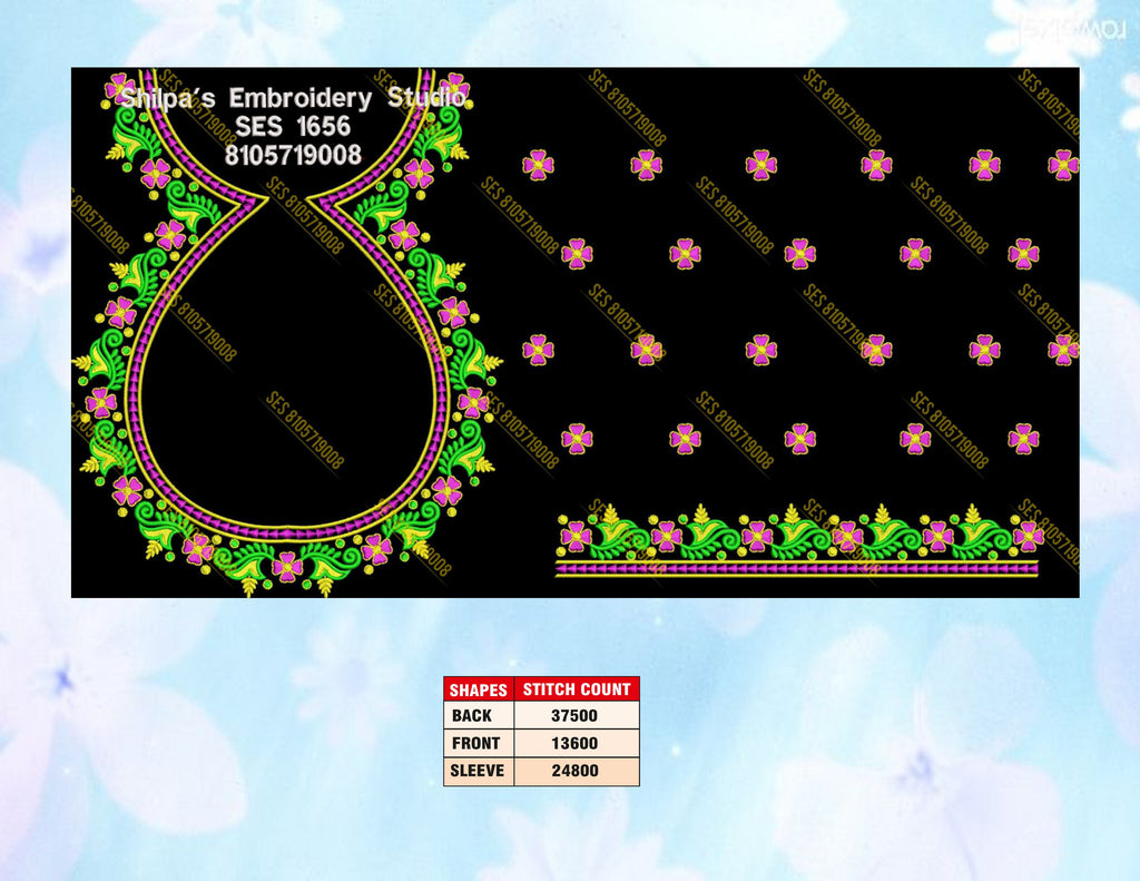 Embroidery Designs 1601-1700 Series