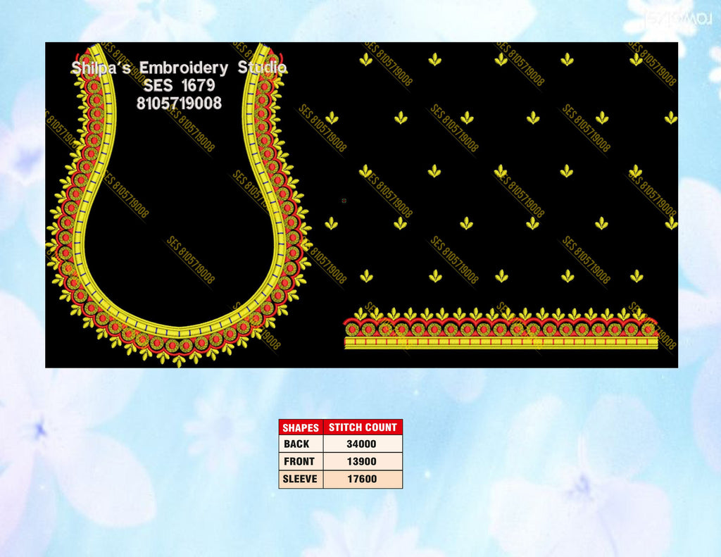 Embroidery Designs 1601-1700 Series