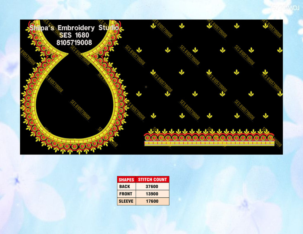 Embroidery Designs 1601-1700 Series