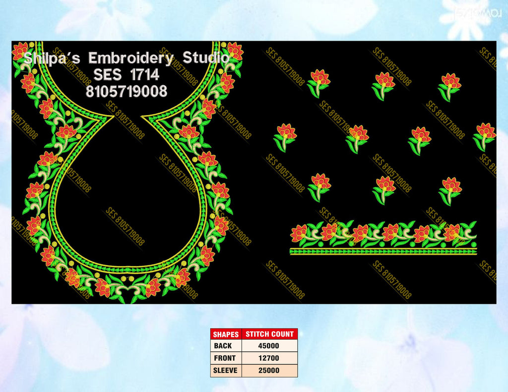 Embroidery Designs 1701-1800 Series
