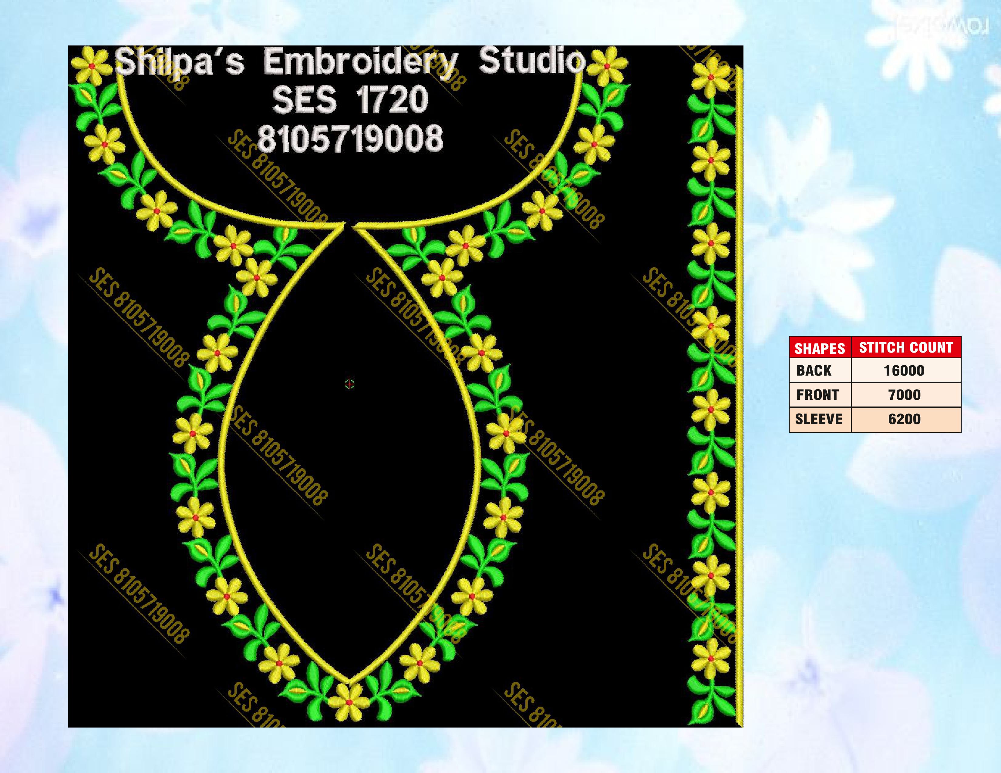 Embroidery Designs 1701-1800 Series