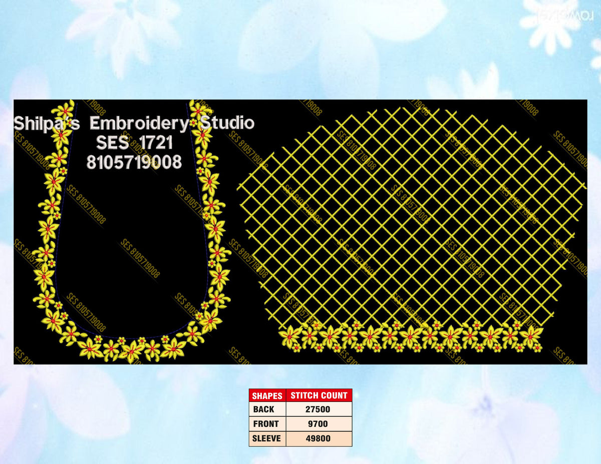 Embroidery Designs 1701-1800 Series