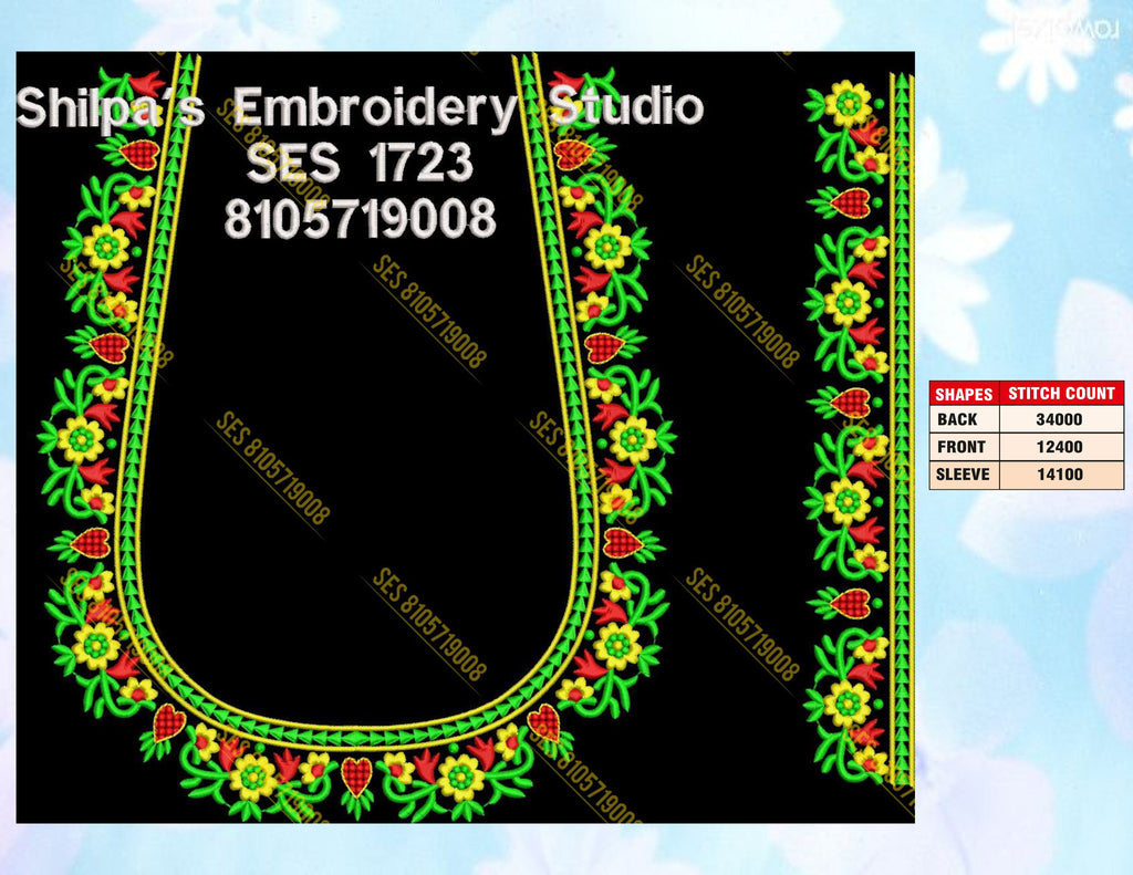 Embroidery Designs 1701-1800 Series