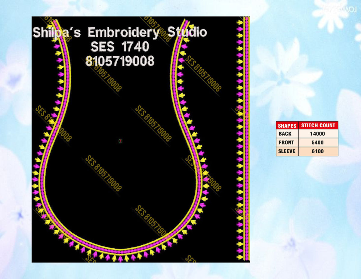 Embroidery Designs 1701-1800 Series