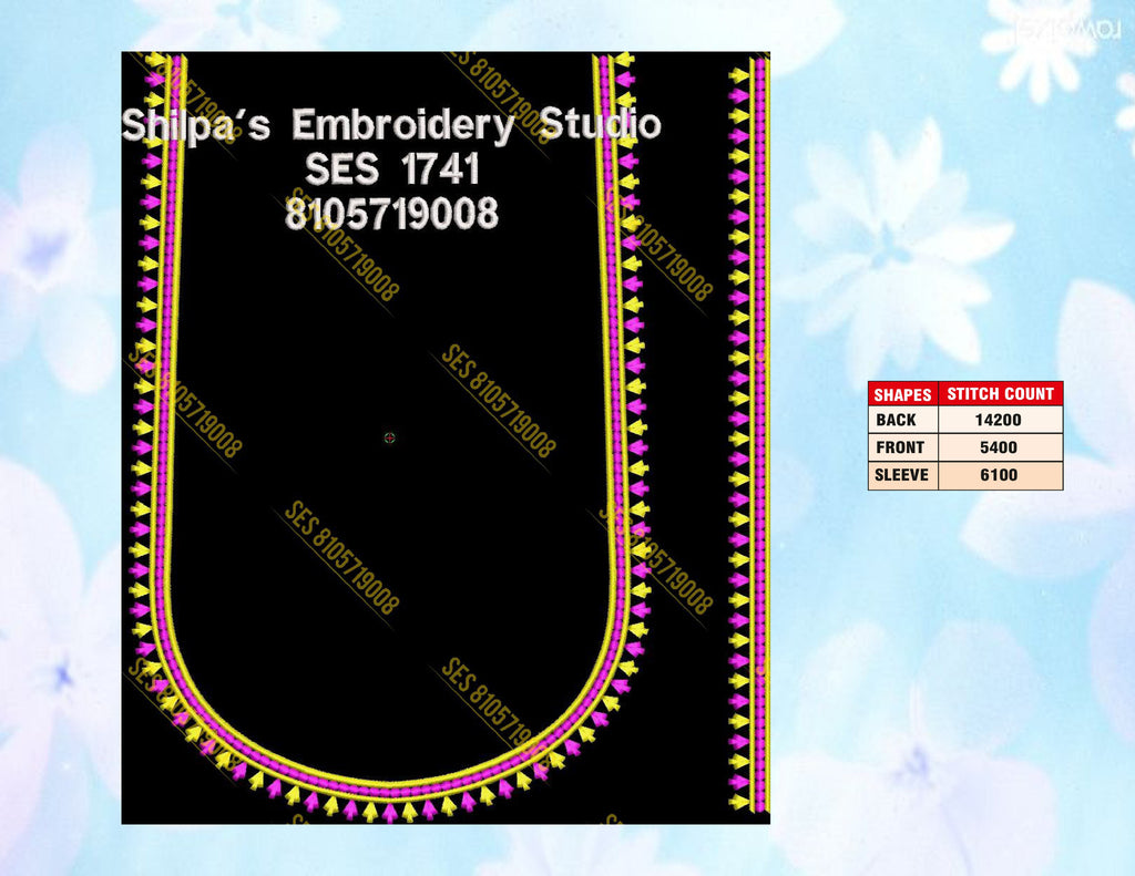 Embroidery Designs 1701-1800 Series