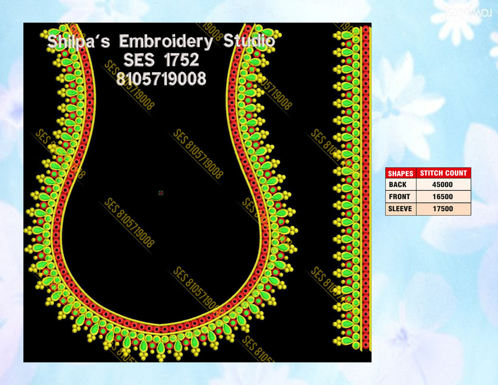 Embroidery Designs 1701-1800 Series
