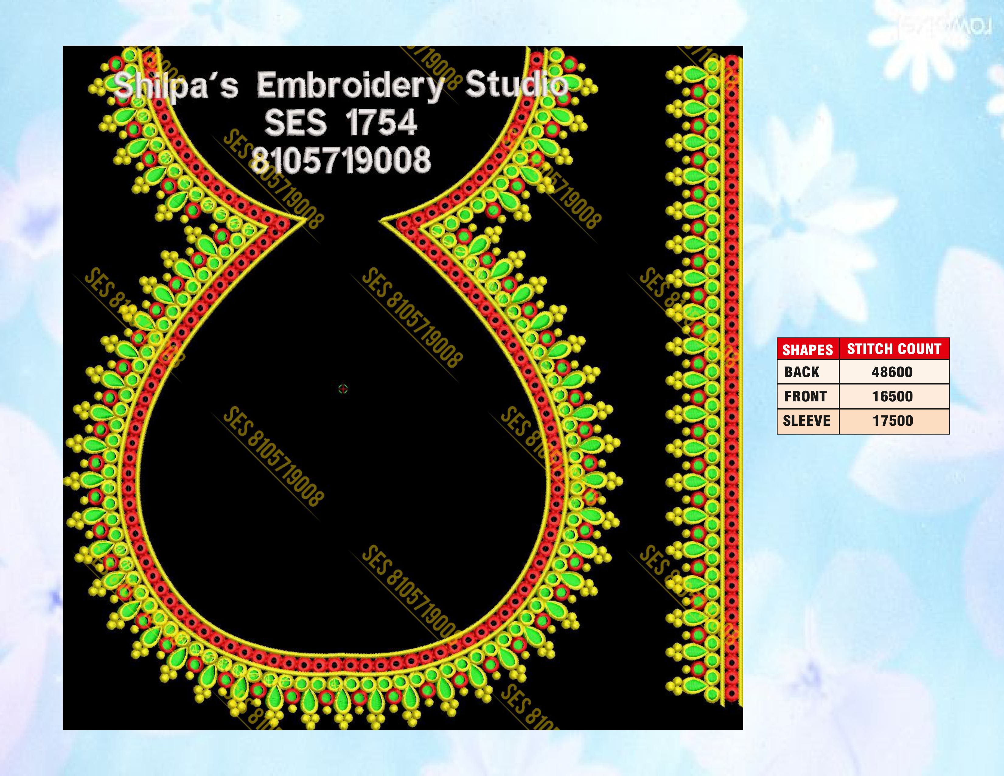 Embroidery Designs 1701-1800 Series