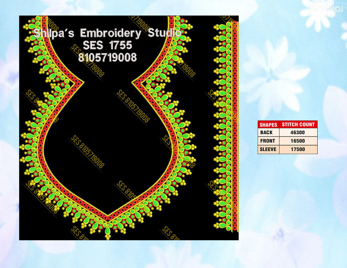 Embroidery Designs 1701-1800 Series