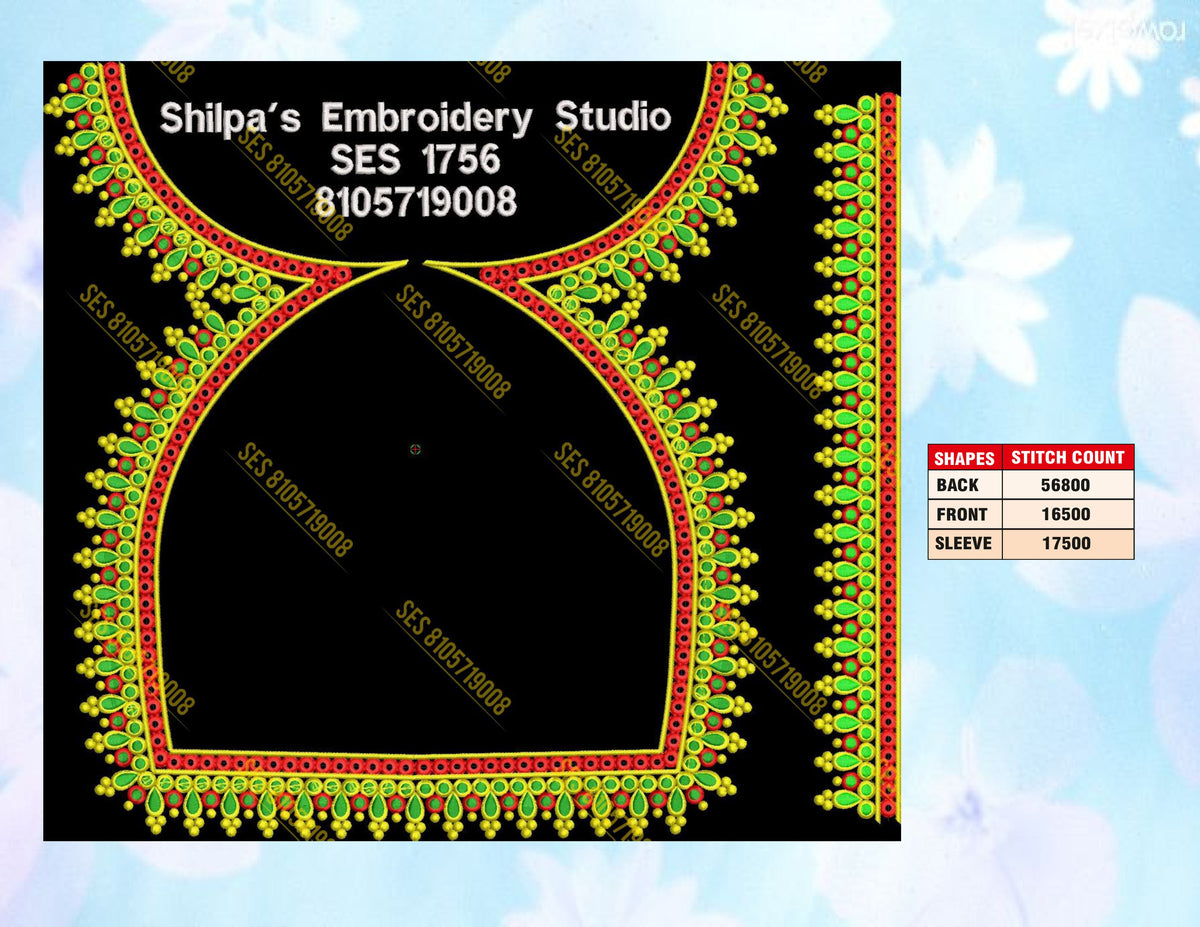 Embroidery Designs 1701-1800 Series