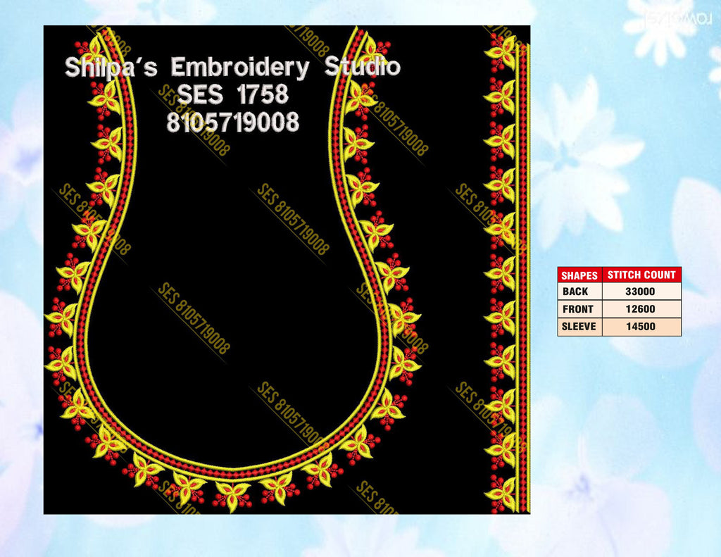 Embroidery Designs 1701-1800 Series