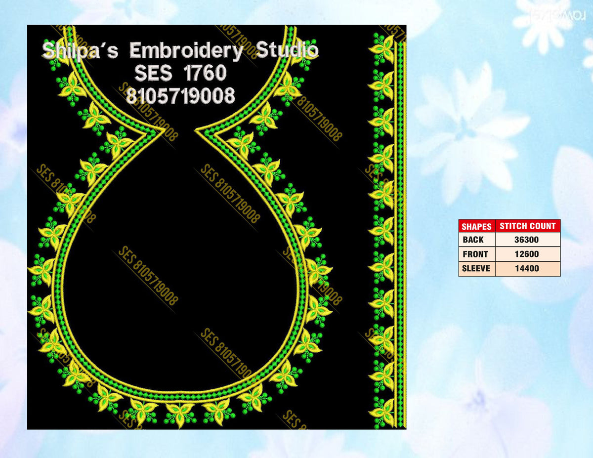 Embroidery Designs 1701-1800 Series
