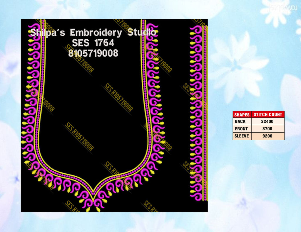 Embroidery Designs 1701-1800 Series