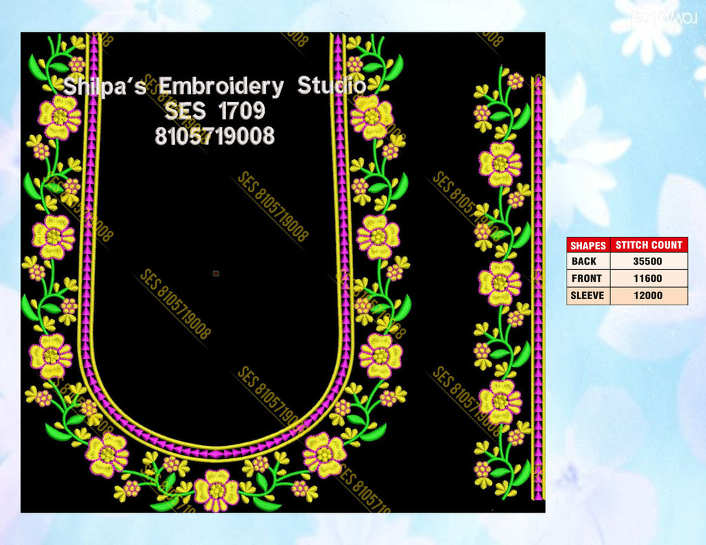 Embroidery Designs 1701-1800 Series