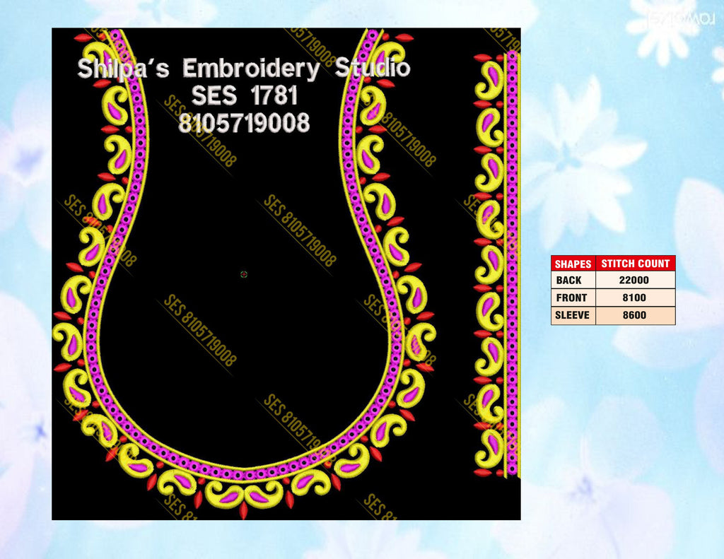Embroidery Designs 1701-1800 Series