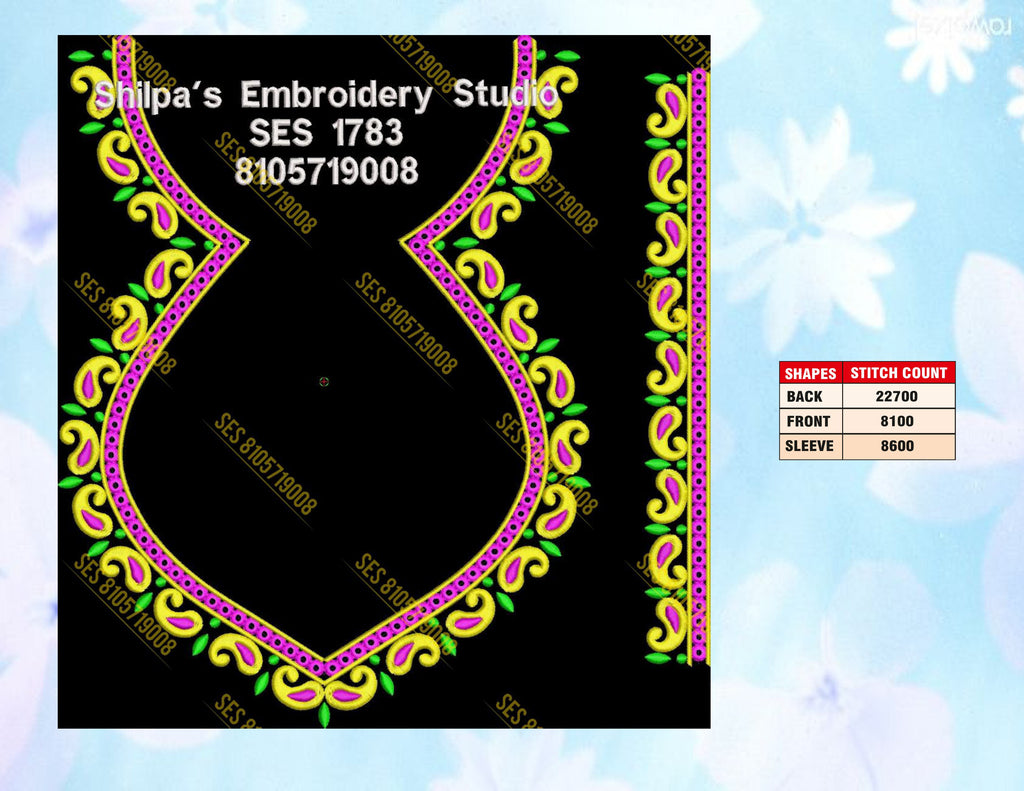 Embroidery Designs 1701-1800 Series