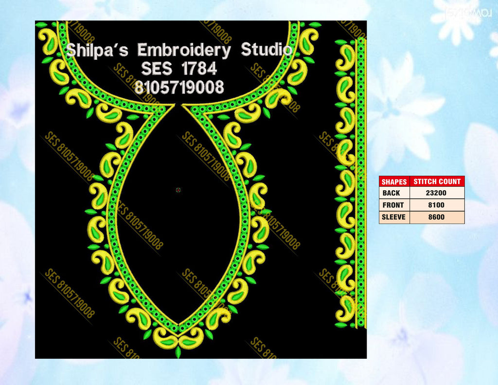 Embroidery Designs 1701-1800 Series