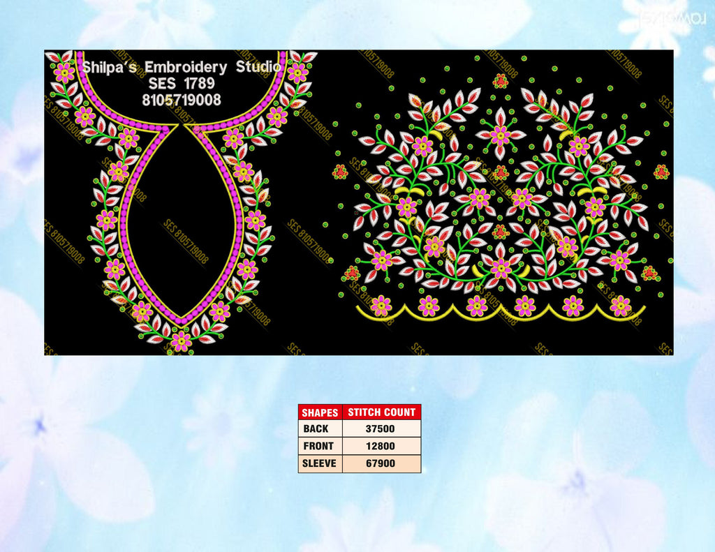 Embroidery Designs 1701-1800 Series