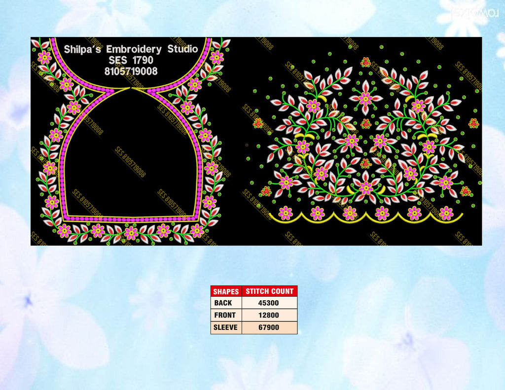 Embroidery Designs 1701-1800 Series