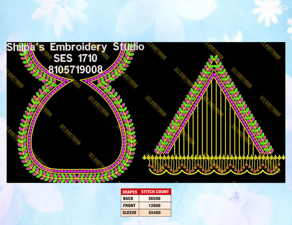 Embroidery Designs 1701-1800 Series