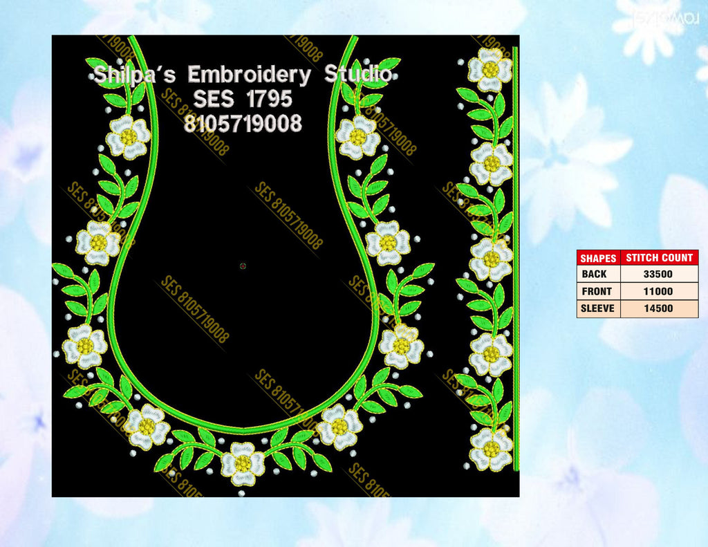Embroidery Designs 1701-1800 Series