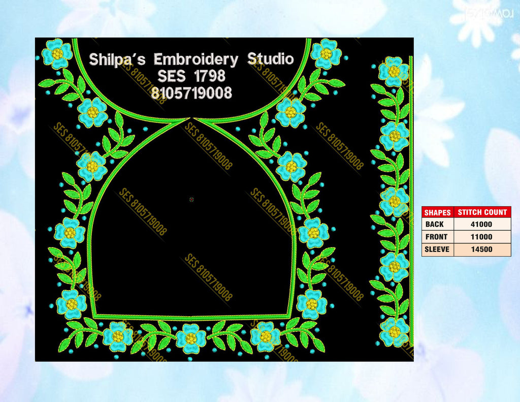 Embroidery Designs 1701-1800 Series