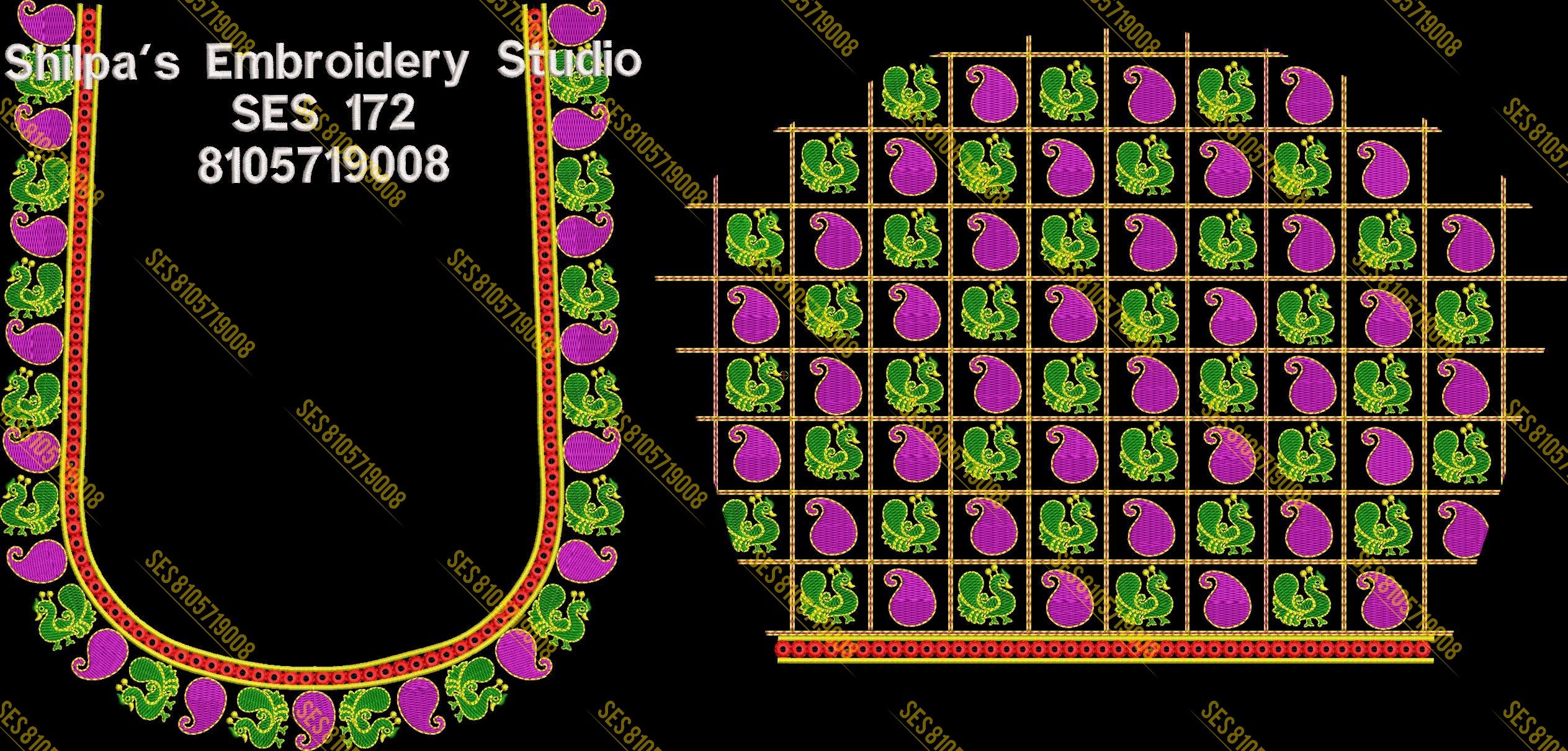 Embroidery Designs 101-200 Series