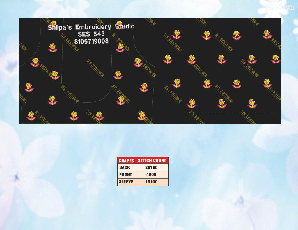 Embroidery Designs 501-600 Series