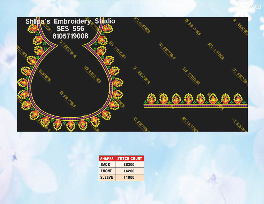 Embroidery Designs 501-600 Series