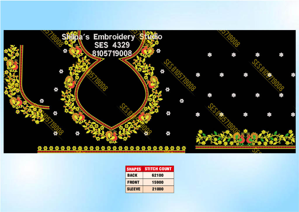 Embroidery Designs 4301-4400 Series